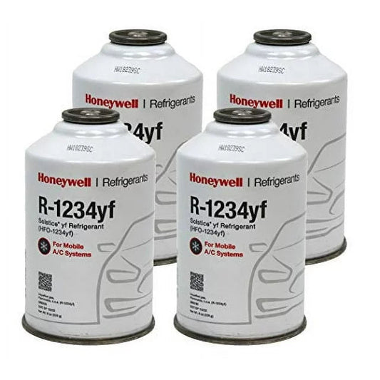 Honeywell R-1234yf Refrigerant – 8 Cans (8oz Each), Genuine – Made in USA